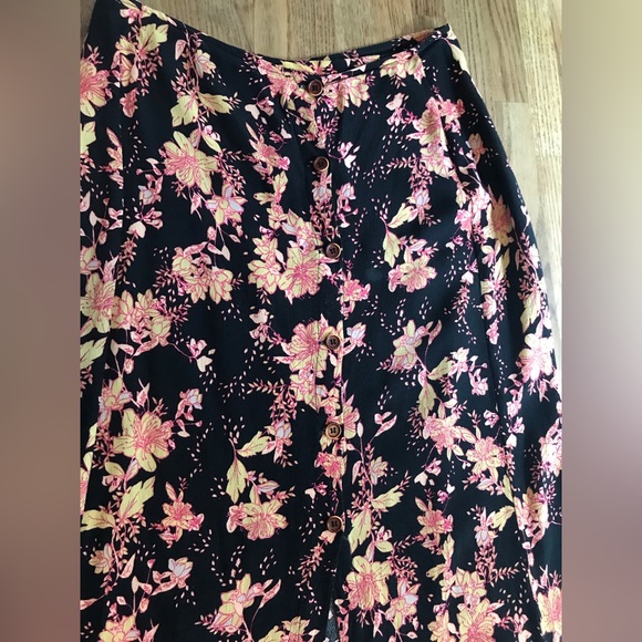 Free People Retro Love Floral Print Midi Skirt - Picture 7 of 13
